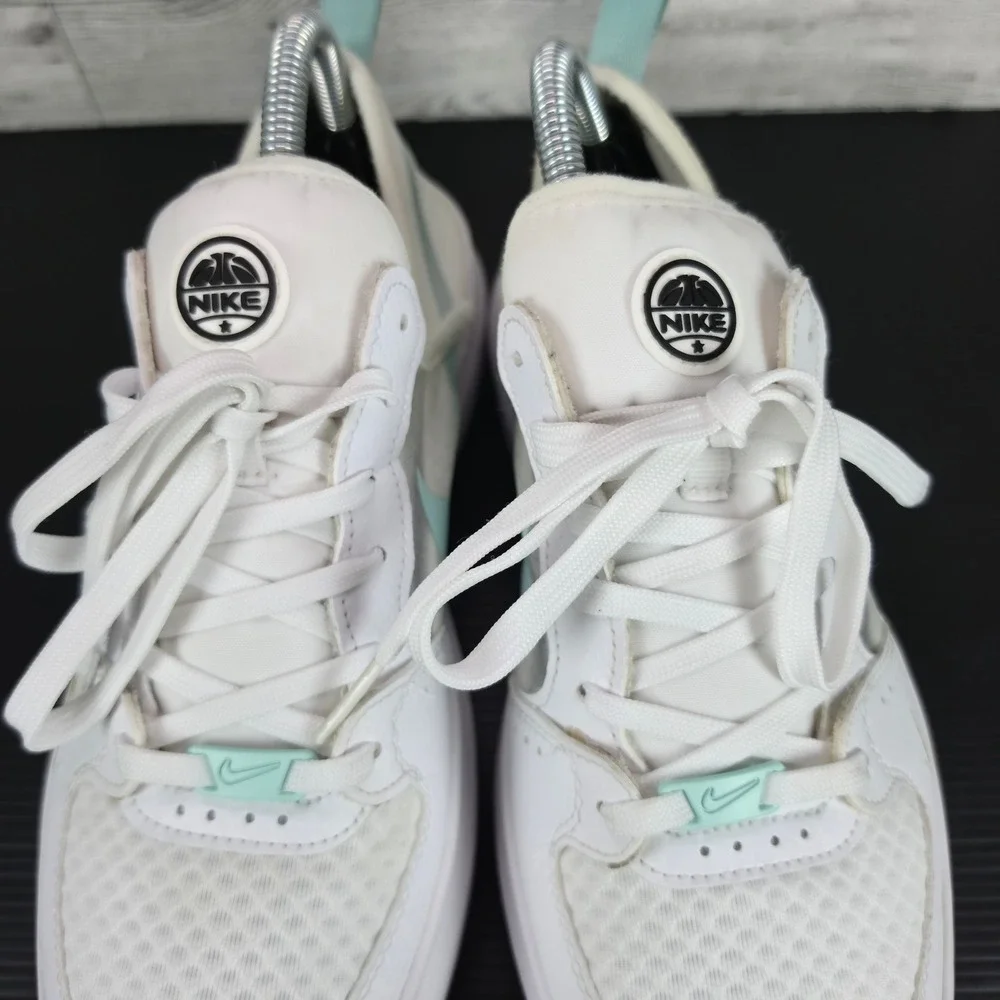 Nike Vandalised LX White Light Blue Platform Sneakers CW6536-100 Womens 9.5